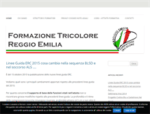 Tablet Screenshot of formazionetricolore.com